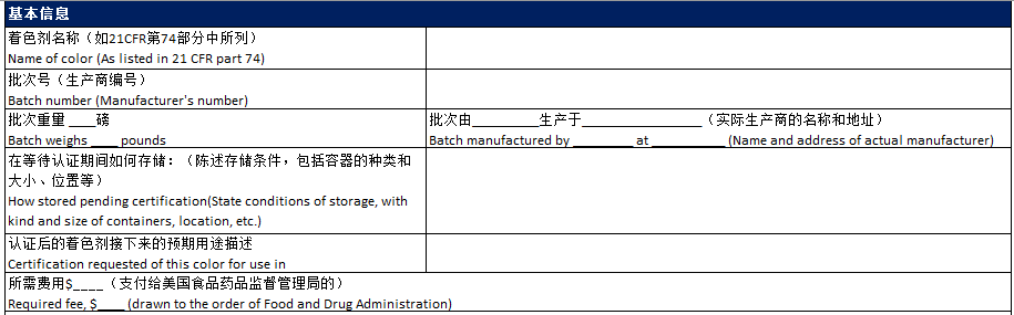 美国,FDA,化妆品,着色剂,原料